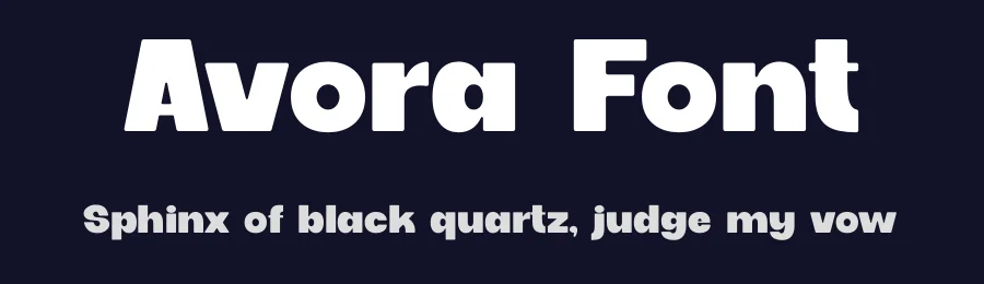 Avora Font by Aivos Dreams — Sans Serif Font — thumbnail 2