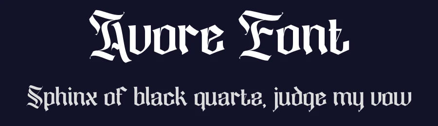 Avore Font by Nirmana Visual — Display Font — thumbnail 2