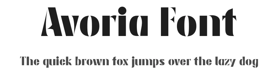 Avoria Font by Reza Studio — Display Font