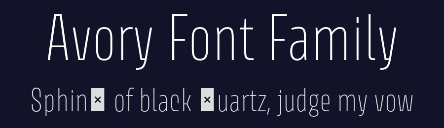 Avory Font Family by Rosetta Type Foundry — Sans Serif Font — thumbnail 2