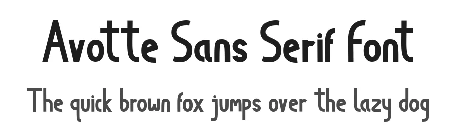 Avotte Sans Serif Font by Balevgraph Studio — Sans Serif Font