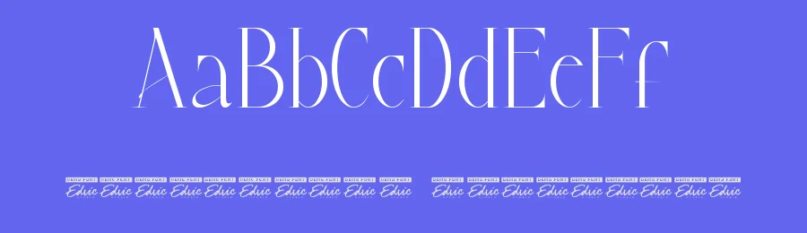 Avrany Emilia Font by edricstudio — Display Font — thumbnail 3
