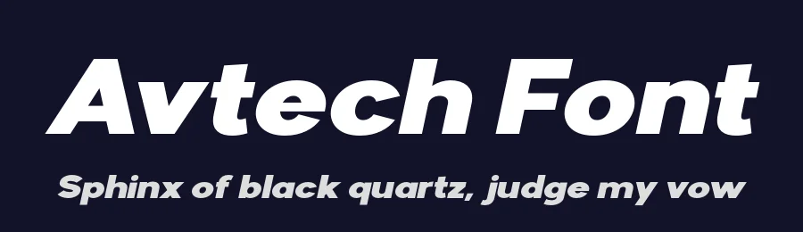 Avtech Font by Soft Creative — Sans Serif Font — thumbnail 2