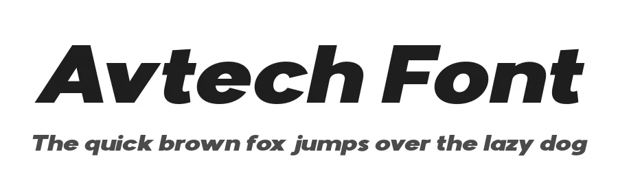 Avtech Font by Soft Creative — Sans Serif Font