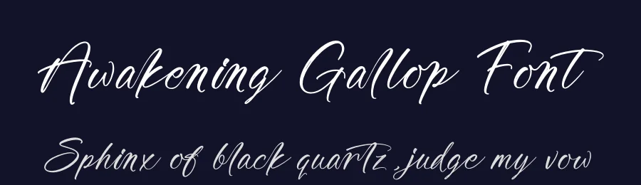 Awakening Gallop Font by stylishtype.co — Script Handwritten Font — thumbnail 2