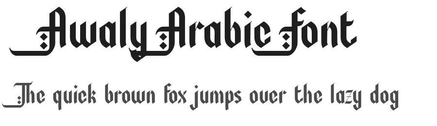 Awaly Arabic Font by Afkari Studio — Display Font