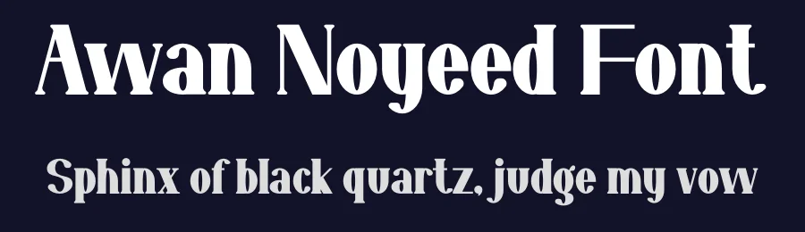 Awan Noyeed Font by Maiko Hatta — Serif Font — thumbnail 2