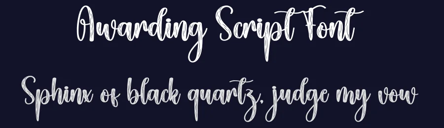 Awarding Script Font by creativeletter — Script Handwritten Font — thumbnail 2
