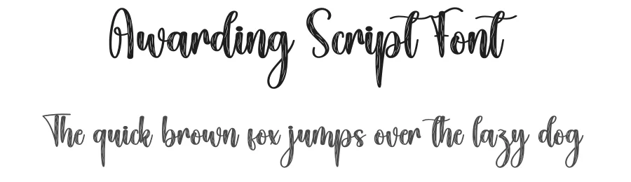 Awarding Script Font by creativeletter — Script Handwritten Font