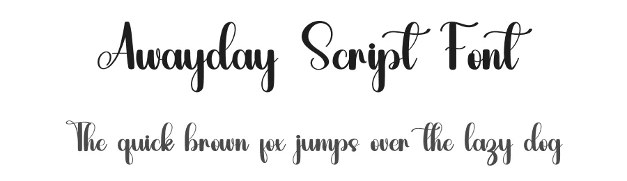 Awayday Script Font by inermediaSTUDIO — Script Handwritten Font