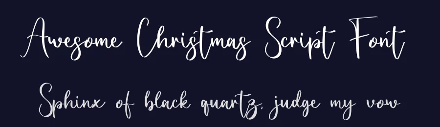Awesome Christmas Script Font by Craftedtype — Script Handwritten Font — thumbnail 2