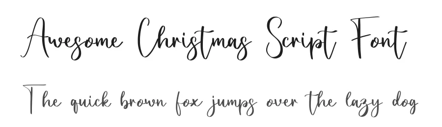 Awesome Christmas Script Font by Craftedtype — Script Handwritten Font