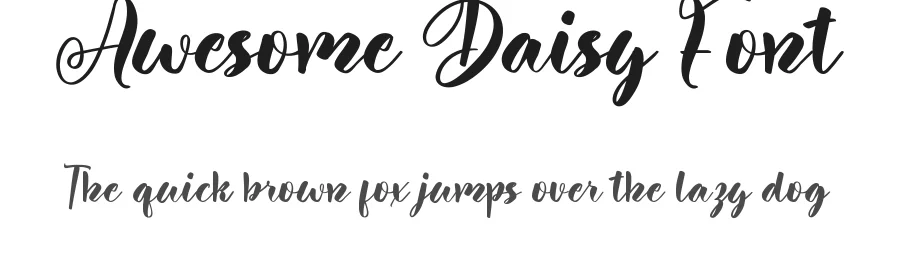 Awesome Daisy Font by edricstudio — Script Handwritten Font