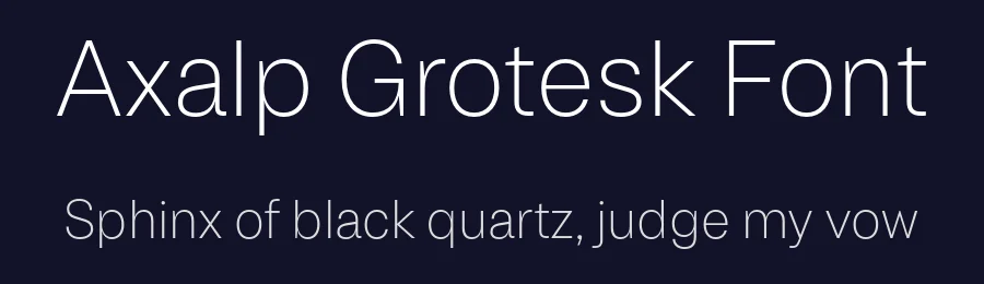 Axalp Grotesk Font by ROHH — Sans Serif Font — thumbnail 2