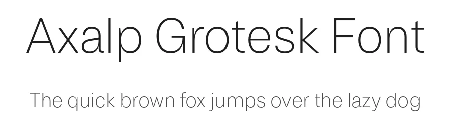 Axalp Grotesk Font by ROHH — Sans Serif Font