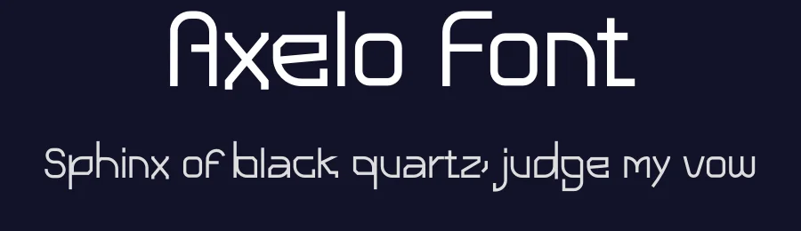 Axelo Font by idealeksis — Display Font — thumbnail 2