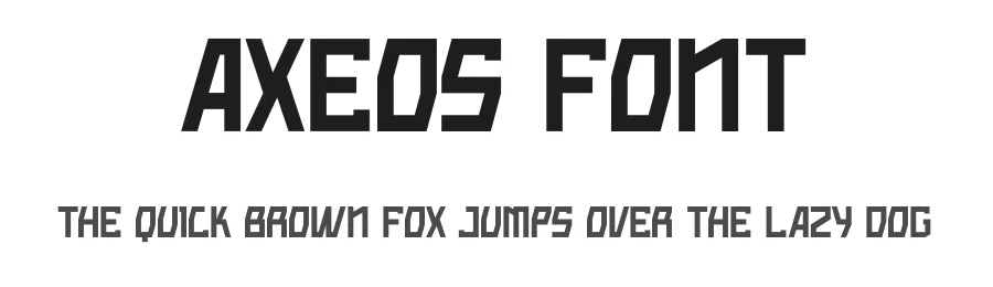 Axeos Font by Maiko Hatta — Decorative Font