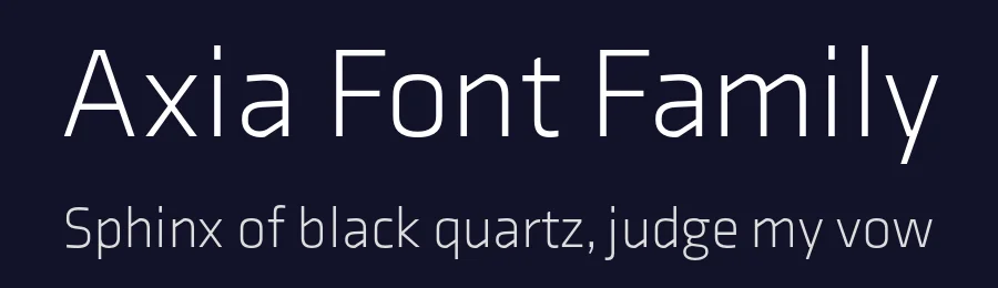 Axia Font Family by Sibylle Hagmann — Display Font — thumbnail 2