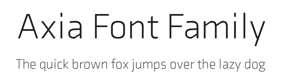 Axia Font Family by Sibylle Hagmann — Display Font