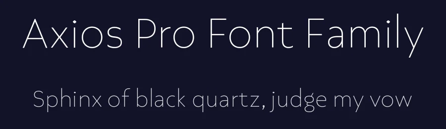 Axios Pro Font Family by TipoType — Sans Serif Font — thumbnail 2