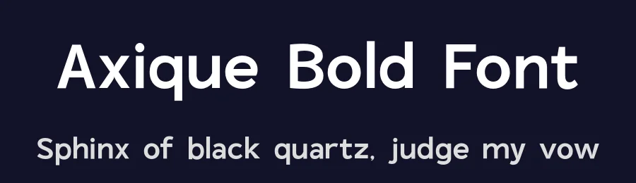 Axique Bold Font by AllmoStudio — Sans Serif Font — thumbnail 2