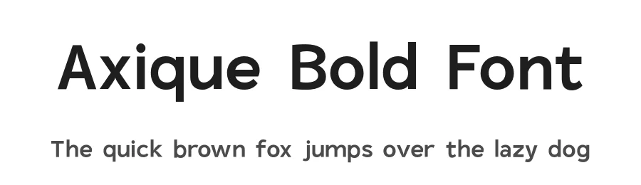 Axique Bold Font by AllmoStudio — Sans Serif Font