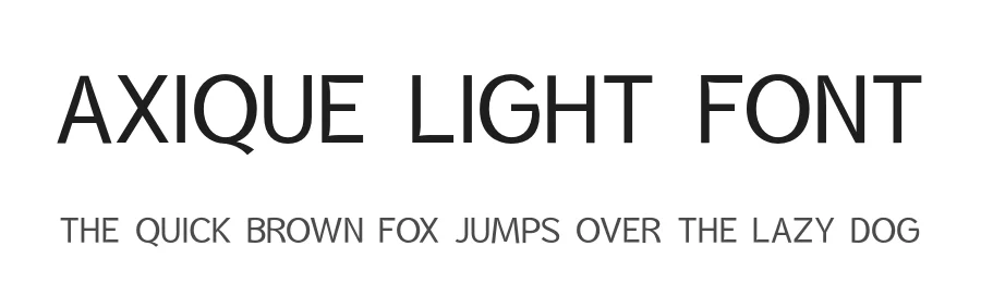 Axique Light Font by AllmoStudio — Sans Serif Font
