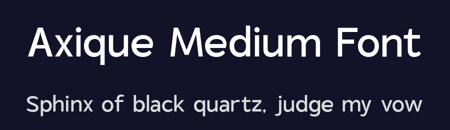 Axique Medium Font by AllmoStudio — Sans Serif Font — thumbnail 2