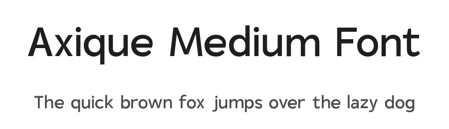 Axique Medium Font by AllmoStudio — Sans Serif Font