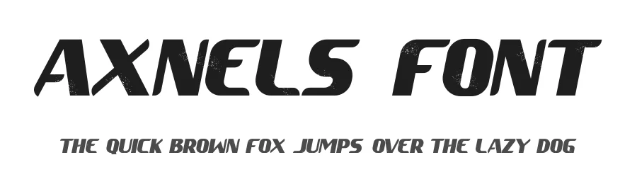 Axnels Font by Sealoung — Display Font