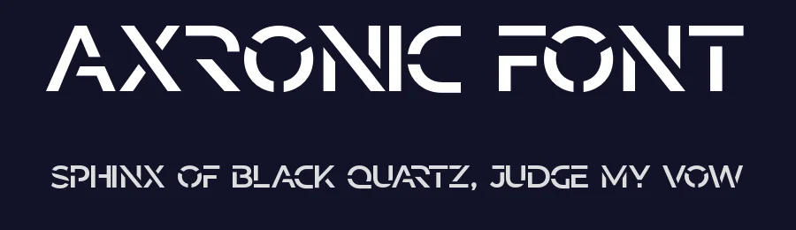 Axronic Font by Vroz Studio — Display Font — thumbnail 2