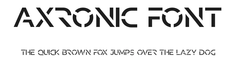 Axronic Font by Vroz Studio — Display Font