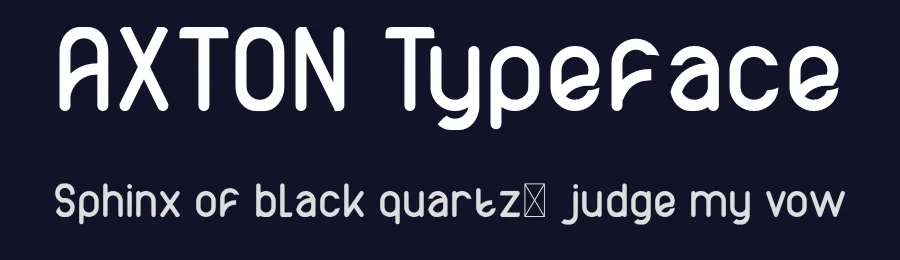 AXTON Typeface by edricstudio — Sans Serif Font — thumbnail 2