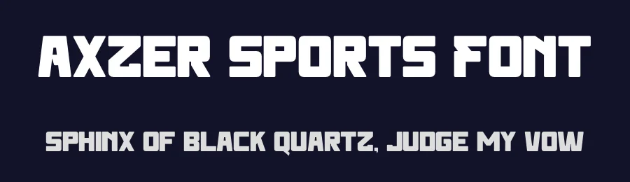 Axzer Sports Font by Nirmana Visual — Sans Serif Font — thumbnail 2