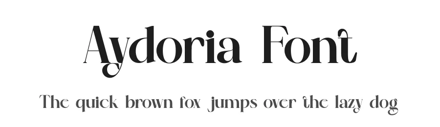 Aydoria Font by zaaintype — Serif Font