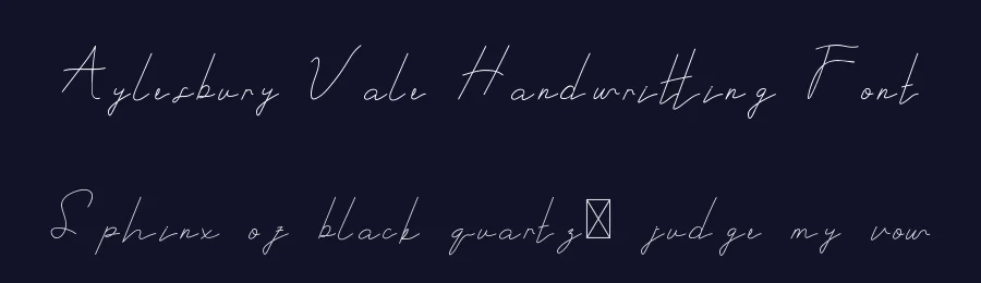 Aylesbury Vale Handwritting Font by edricstudio — Script Handwritten Font — thumbnail 2