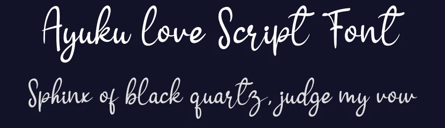 Ayuku love Script Font by andikastudio — Script Handwritten Font — thumbnail 2