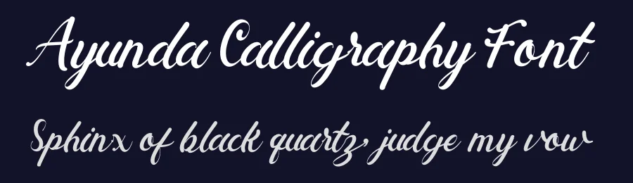 Ayunda Calligraphy Font by letterenastudios — Script Handwritten Font — thumbnail 2