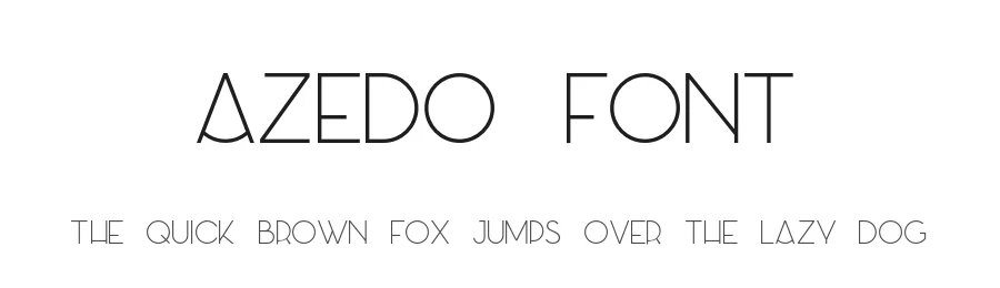 Azedo Font by Pedro Azedo — Display Font
