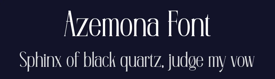 Azemona Font by SlideShoot — Serif Font — thumbnail 2
