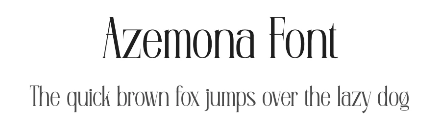 Azemona Font by SlideShoot — Serif Font