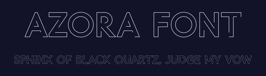 Azora Font by vpcreativeshop — Decorative Font — thumbnail 2