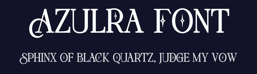 Azulra Font by Bellinghamtype Foundry — Serif Font — thumbnail 2