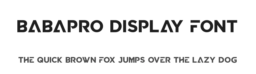 Babapro Display Font by Creative Killer — Display Font