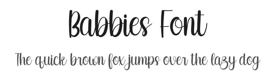 Babbies Font by inermediaSTUDIO — Script Handwritten Font