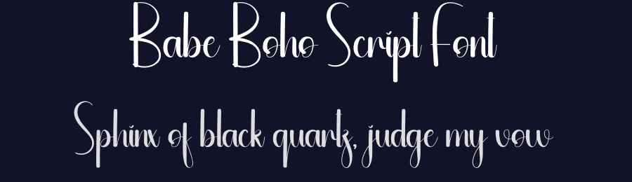 Babe Boho Script Font by andikastudio — Script Handwritten Font — thumbnail 2
