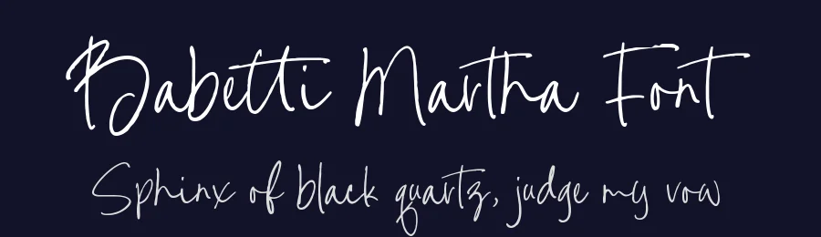 Babetti Martha Font by Timur type — Serif Font — thumbnail 2