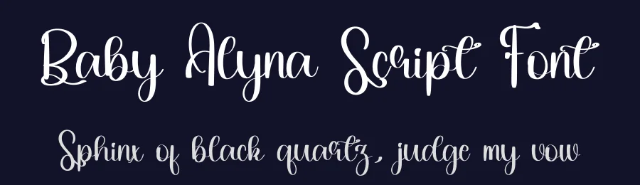 Baby Alyna Script Font by inermediaSTUDIO — Script Handwritten Font — thumbnail 2