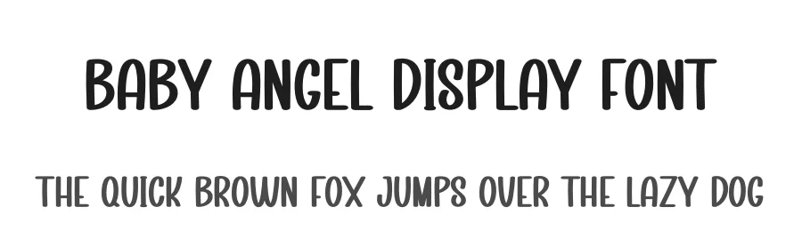 Baby Angel Display Font by creativeletter — Display Font