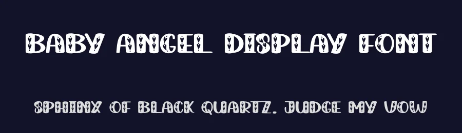 Baby Angel Display Font by andikastudio — Display Font — thumbnail 2